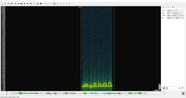 Spectrogram view
